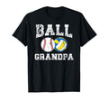 Ball Grandpa Proud Baseball Volleyball T-Shirt - Unique Graphic for Adults - T-Shirt, Sweatshirt, Hoodie