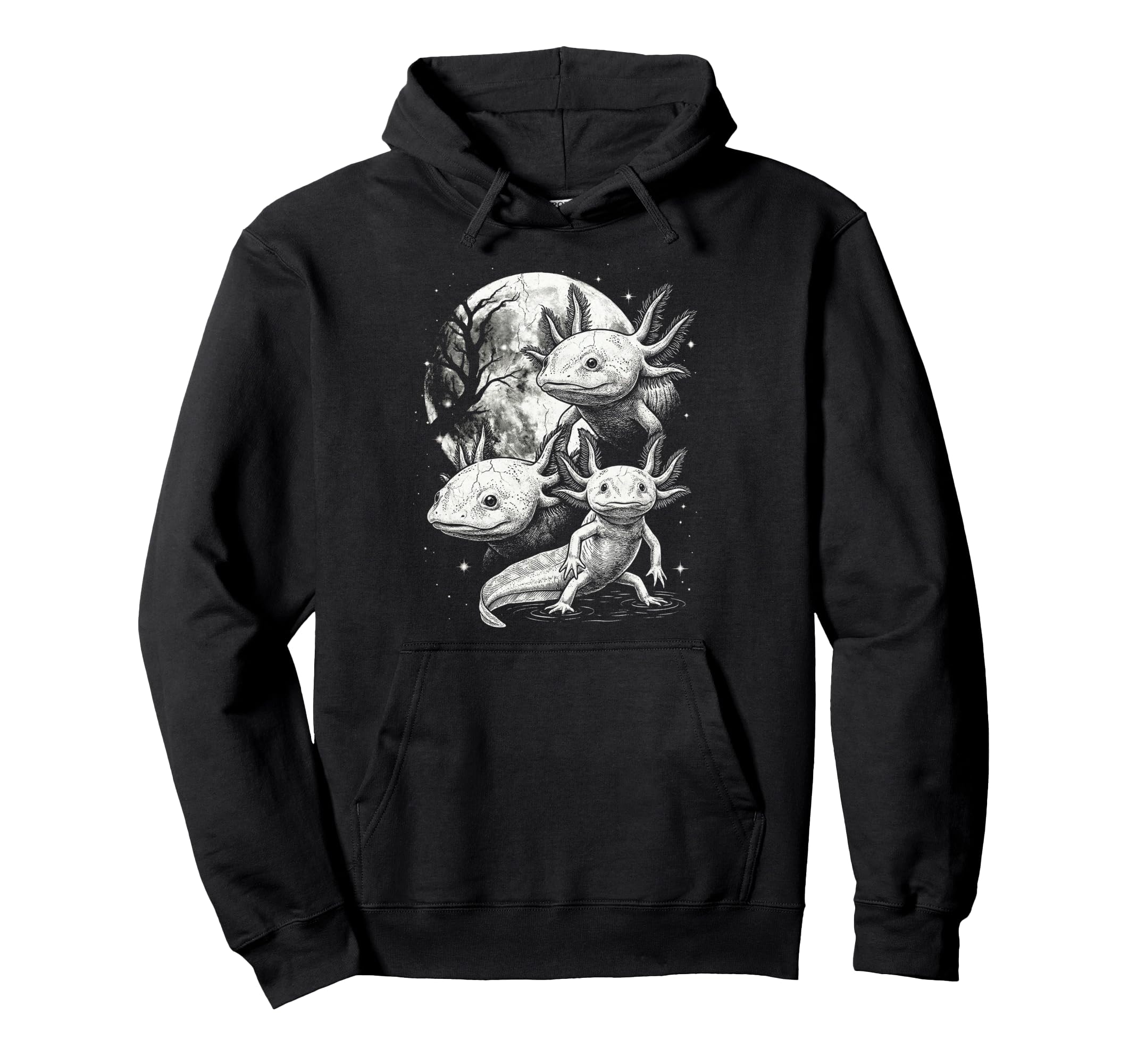 Axolotl 90S Aesthetic Y2K Axolotl Hoodie - Novelty Apparel for Adults - T-Shirt, Sweatshirt, Hoodie