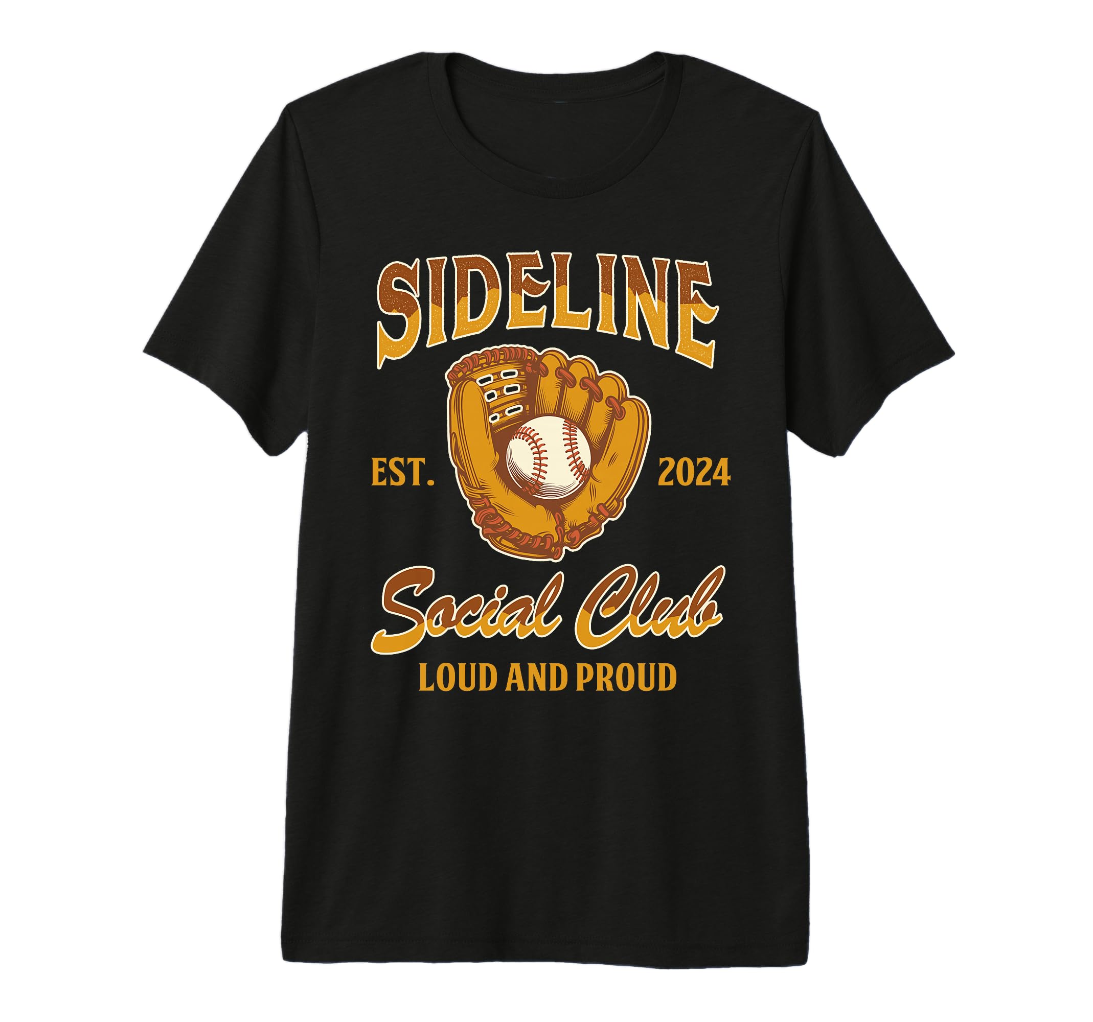 Baseball Mom Baseball Mama Sideline Social T-Shirt - Unique Graphic Unisex - T-Shirt, Sweatshirt, Hoodie