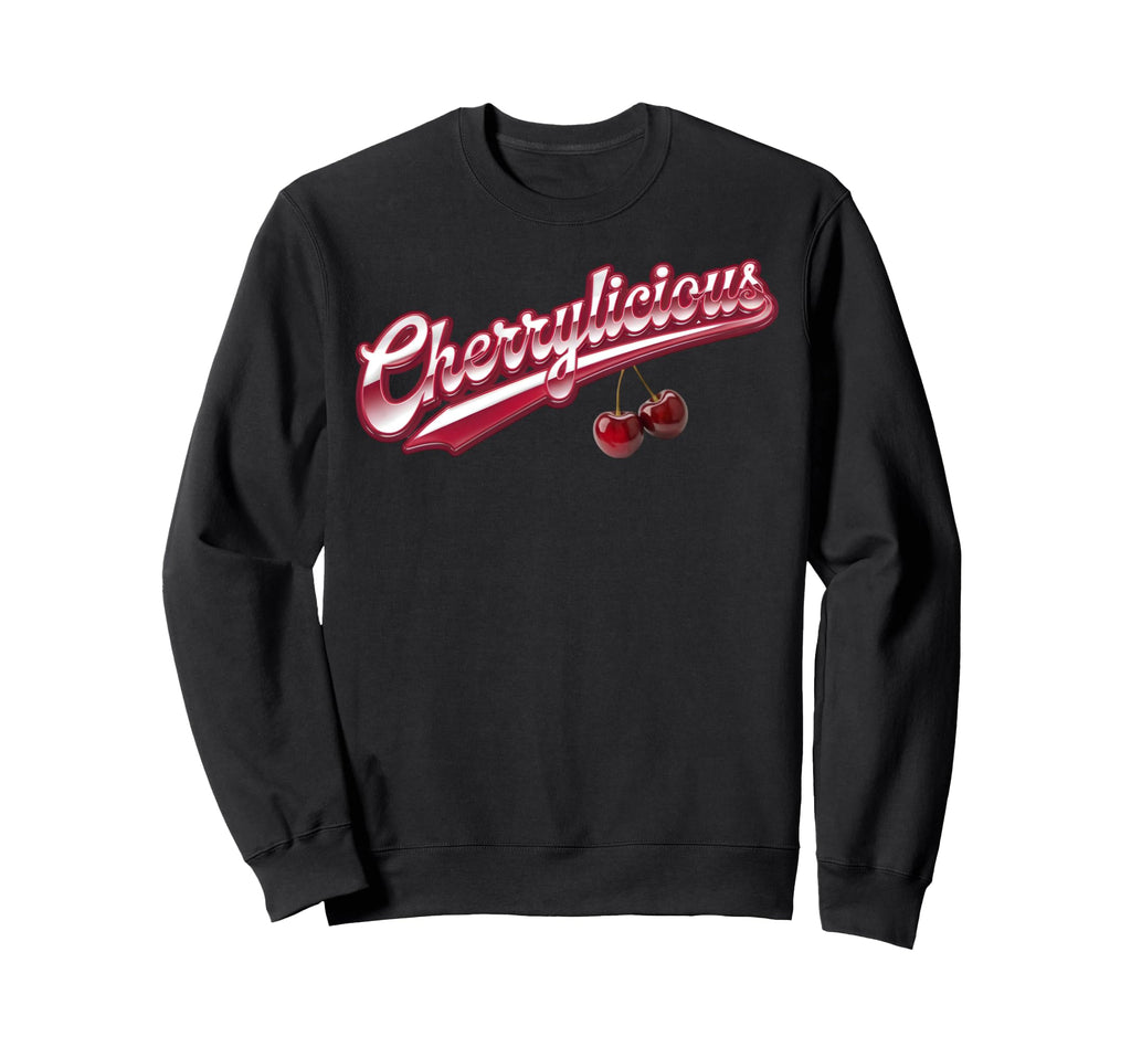Cherrylicious Bold Flirty Cherry Sweatshirt - Casual Everyday Wear Unisex - T-Shirt, Sweatshirt, Hoodie