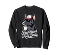 Womens Baseball Dog Coffee Sweatshirt - Custom Art Print for Adults - T-Shirt, Sweatshirt, Hoodie