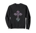 Emo Goth Cross Minimal Gothic Sweatshirt - Casual Everyday Wear Unisex - T-Shirt, Sweatshirt, Hoodie