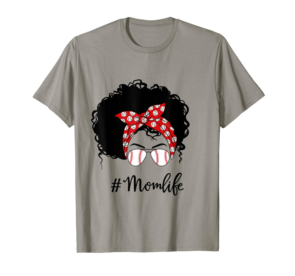 Mom Life Black Baseball Mom Mothers Day T-Shirt - Graphic Print for Adults - T-Shirt, Sweatshirt, Hoodie