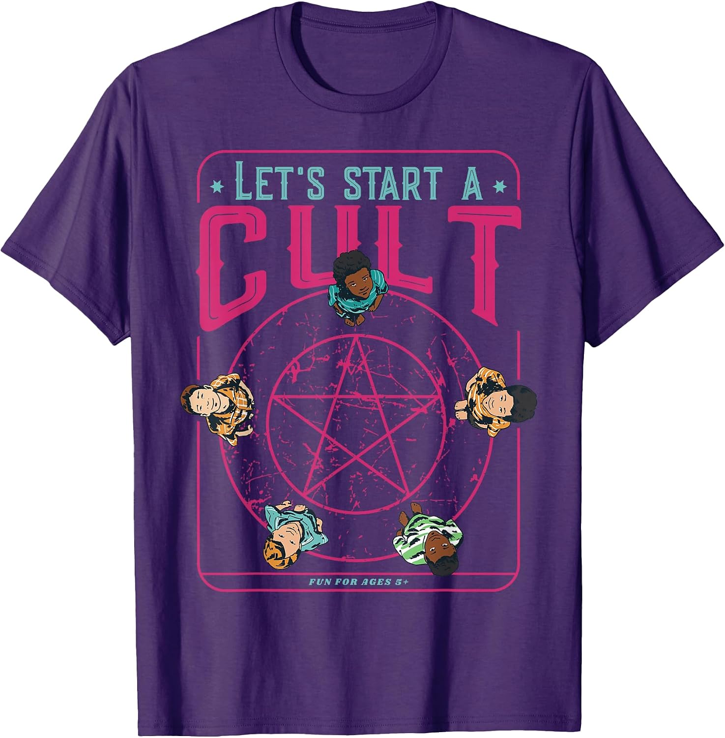 Let's Start A Cult Summon Demons Merch - Adult & Kids T-Shirts, Sweatshirts & Hoodies apparel design preview 1