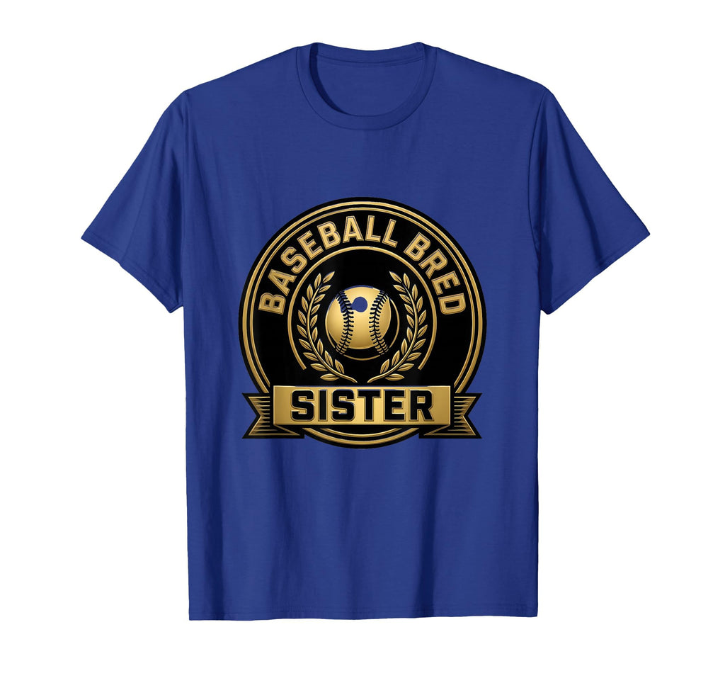Baseball Bred Sister Proud Baseball T-Shirt - Minimalist Print for Adults - T-Shirt, Sweatshirt, Hoodie