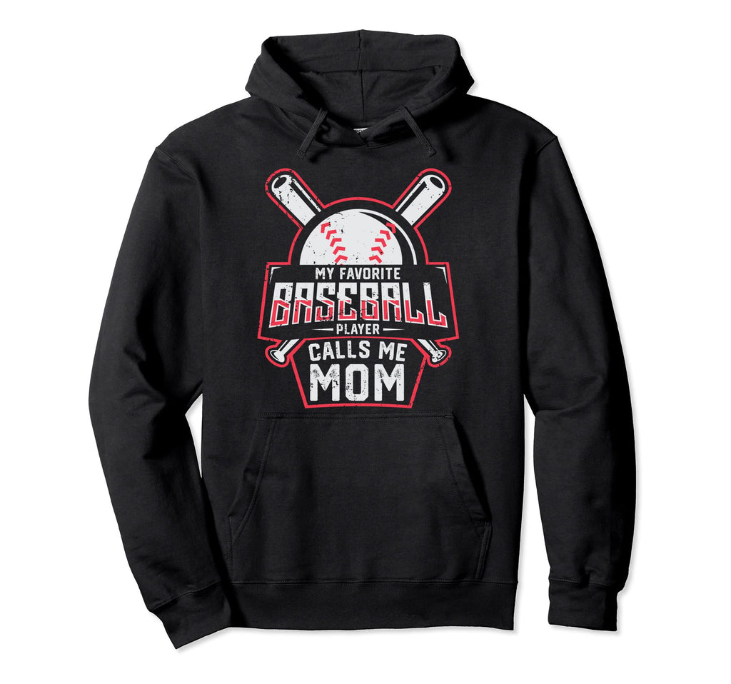 My Favorite Baseball Player Calls Me Hoodie - Minimalist Print Men Women - T-Shirt, Sweatshirt, Hoodie