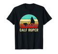 Sunset Calf Roper T-Shirt - Graphic Print Unisex - T-Shirt, Sweatshirt, Hoodie