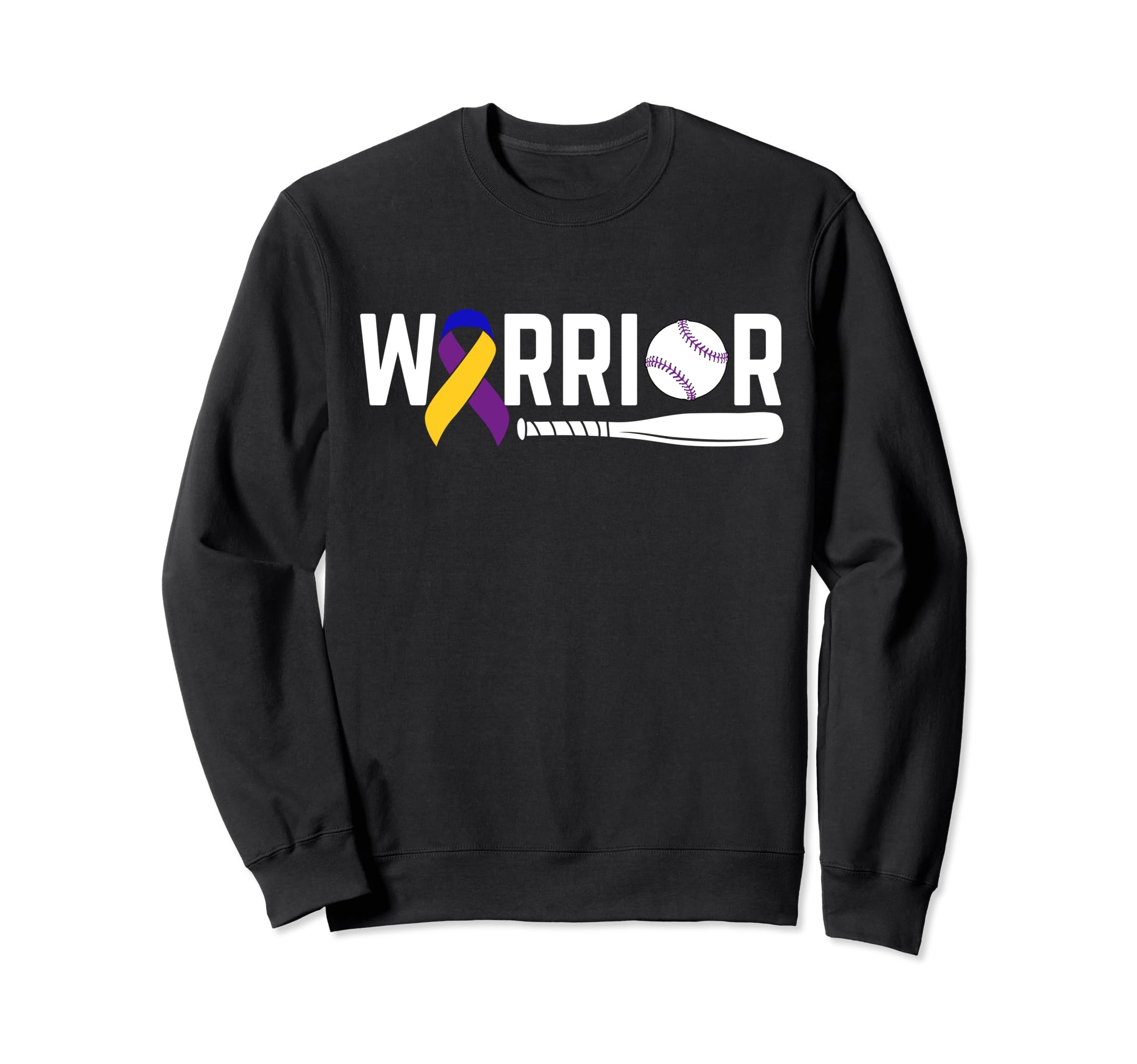 Baseball Bladder Cancer Awareness Sweatshirt - Custom Art Print Unisex - T-Shirt, Sweatshirt, Hoodie