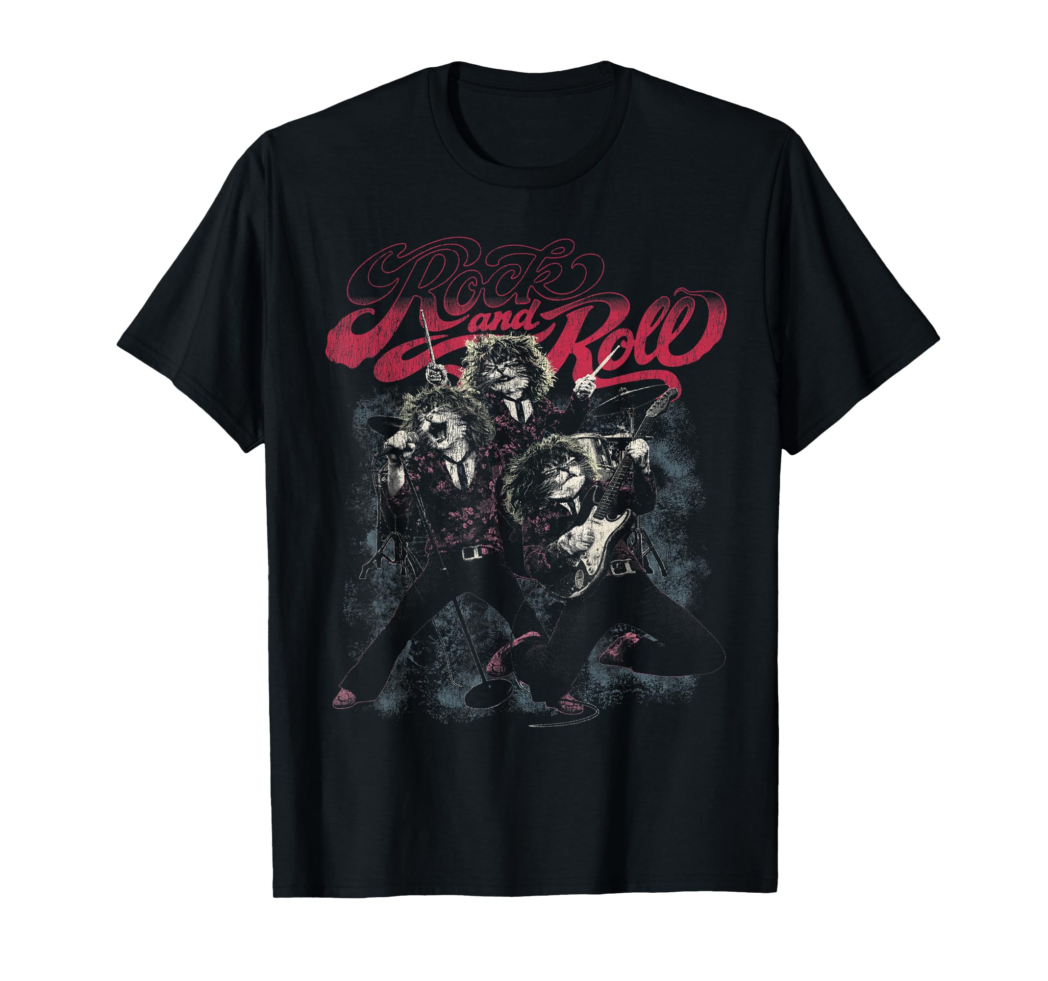 Rock And Roll Cats Band Timeless T-Shirt - Streetwear Style for Adults - T-Shirt, Sweatshirt, Hoodie