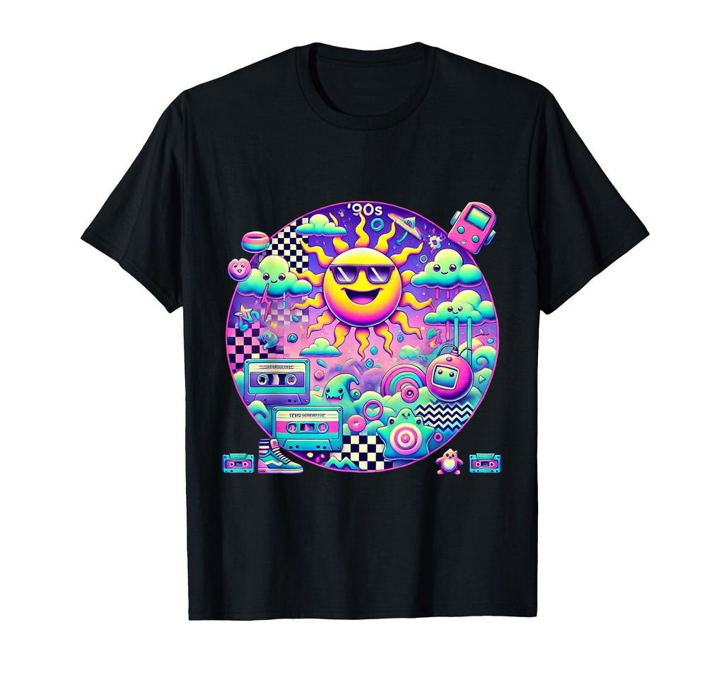 Nostalgic 90S Dreamscape T-Shirt - Graphic Print Unisex - T-Shirt, Sweatshirt, Hoodie