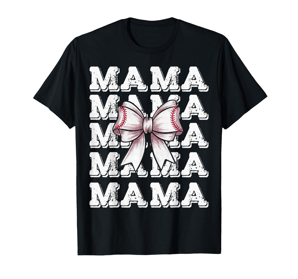 Coquette Baseball Mama Matching Family T-Shirt - Custom Art Print Unisex - T-Shirt, Sweatshirt, Hoodie