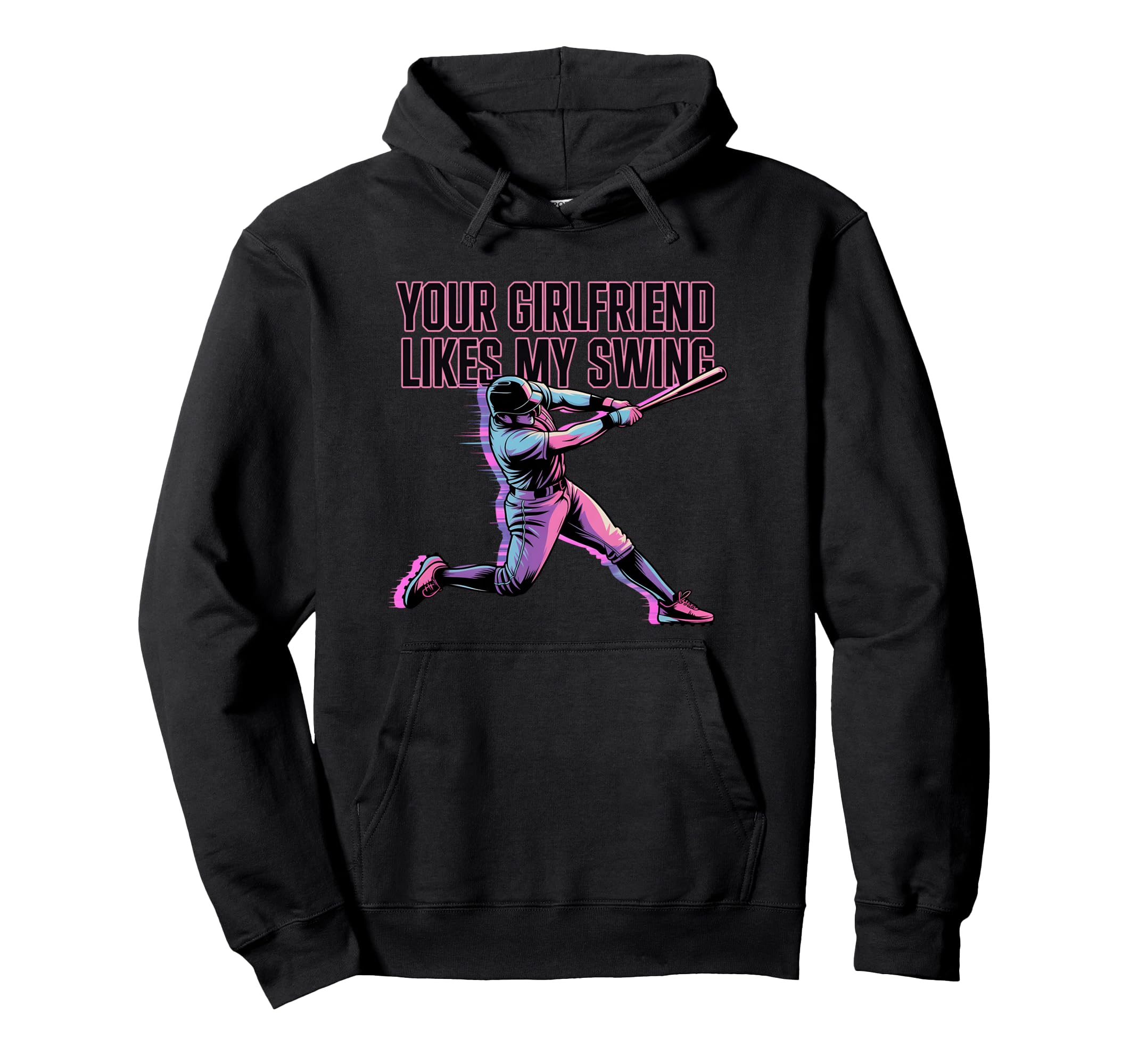Your Girlfriend Likes My Swing Funny Hoodie - Casual Everyday Wear Unisex - T-Shirt, Sweatshirt, Hoodie