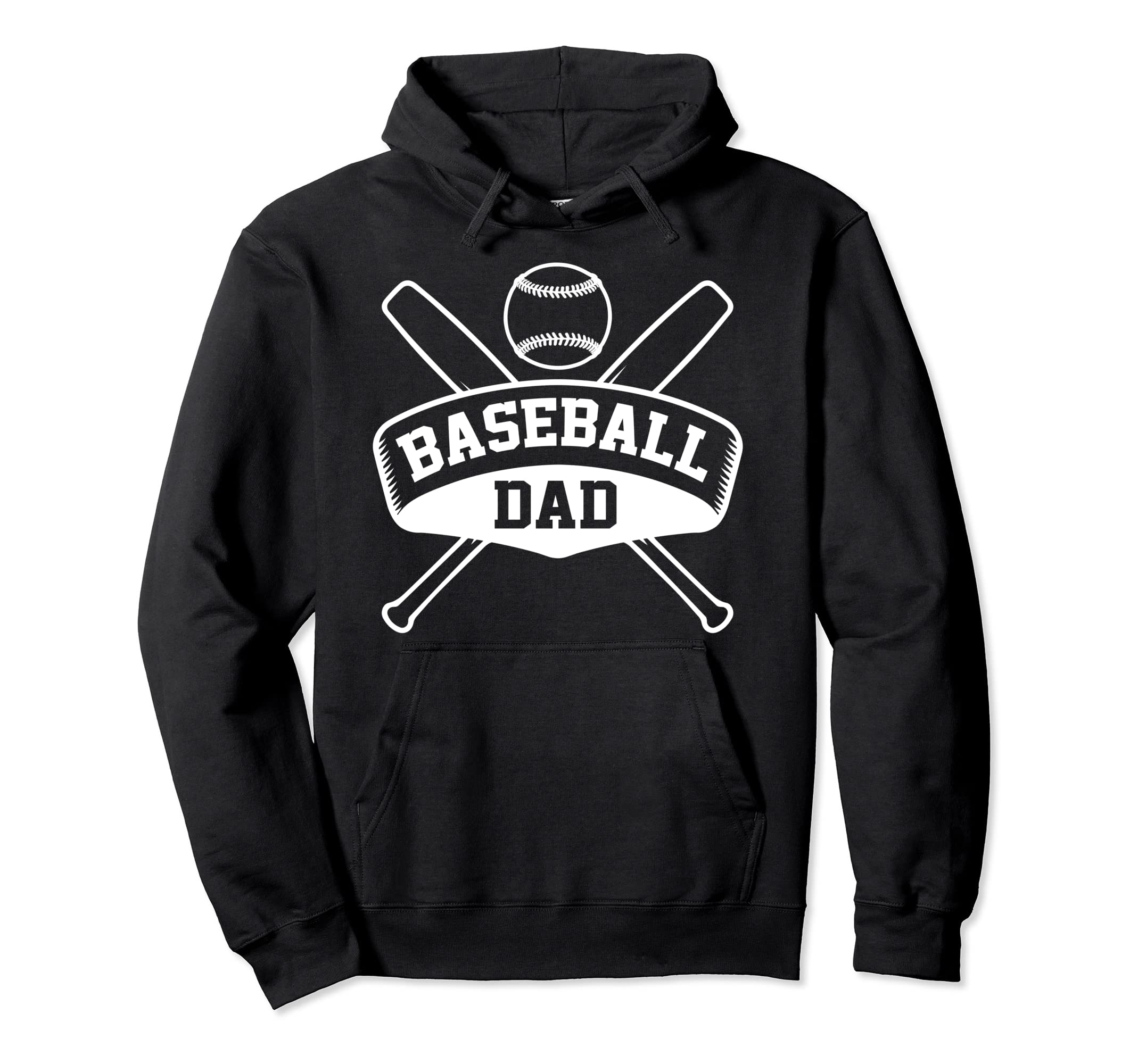 Proud Baseball Dad Softball Sports Funny Hoodie - Minimalist Print Unisex - T-Shirt, Sweatshirt, Hoodie