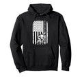 Baseball Catcher Us Flag Player Sport Lover Hoodie - Trendy Graphic Unisex - T-Shirt, Sweatshirt, Hoodie