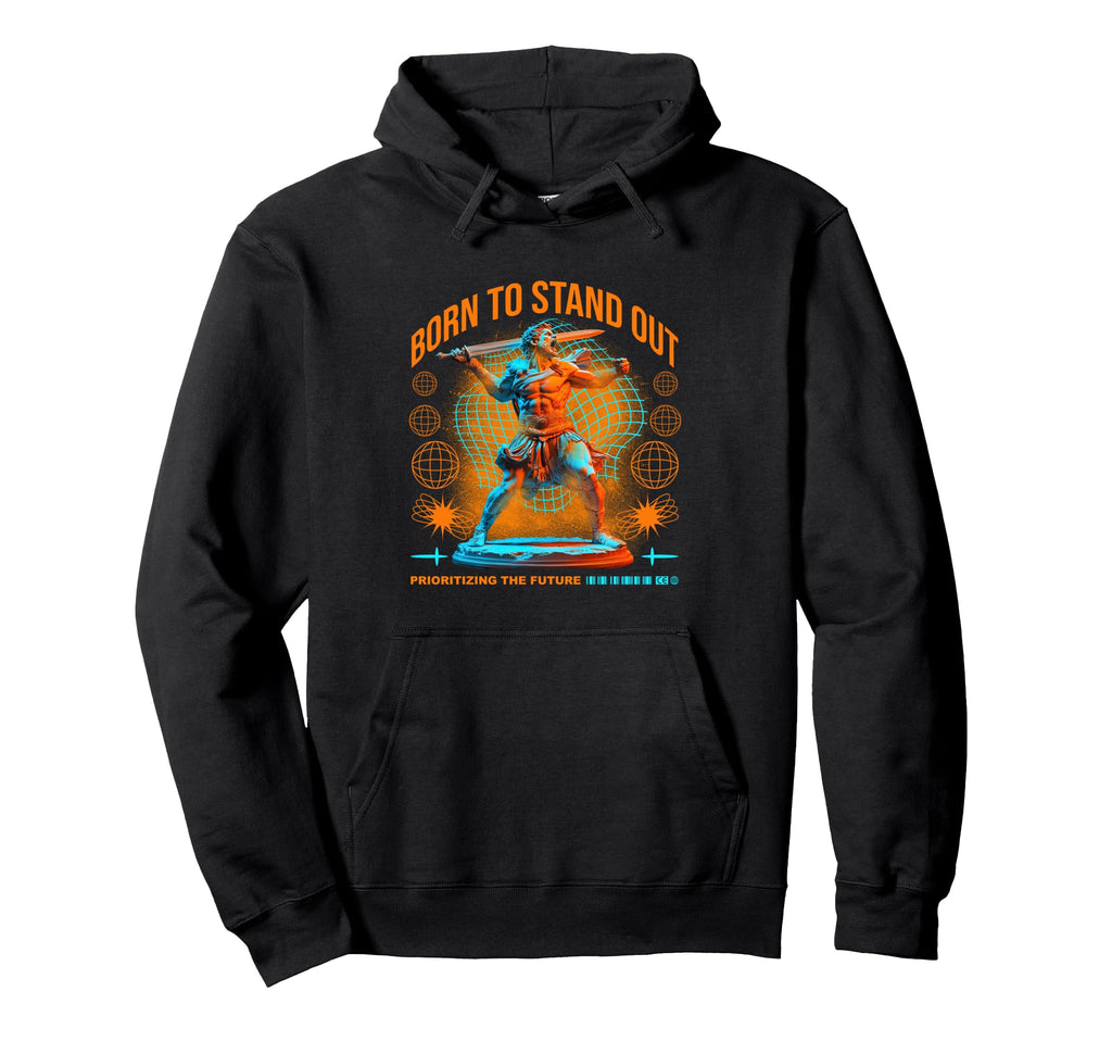 Y2K Stand Out Bold Urban Graffiti Hoodie - Casual Everyday Wear Men Women - T-Shirt, Sweatshirt, Hoodie