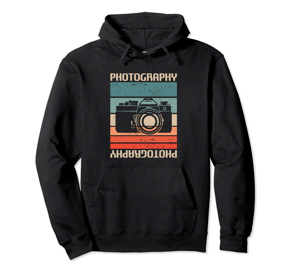 Photography Camera Photographer Hoodie - Unique Graphic Unisex - T-Shirt, Sweatshirt, Hoodie