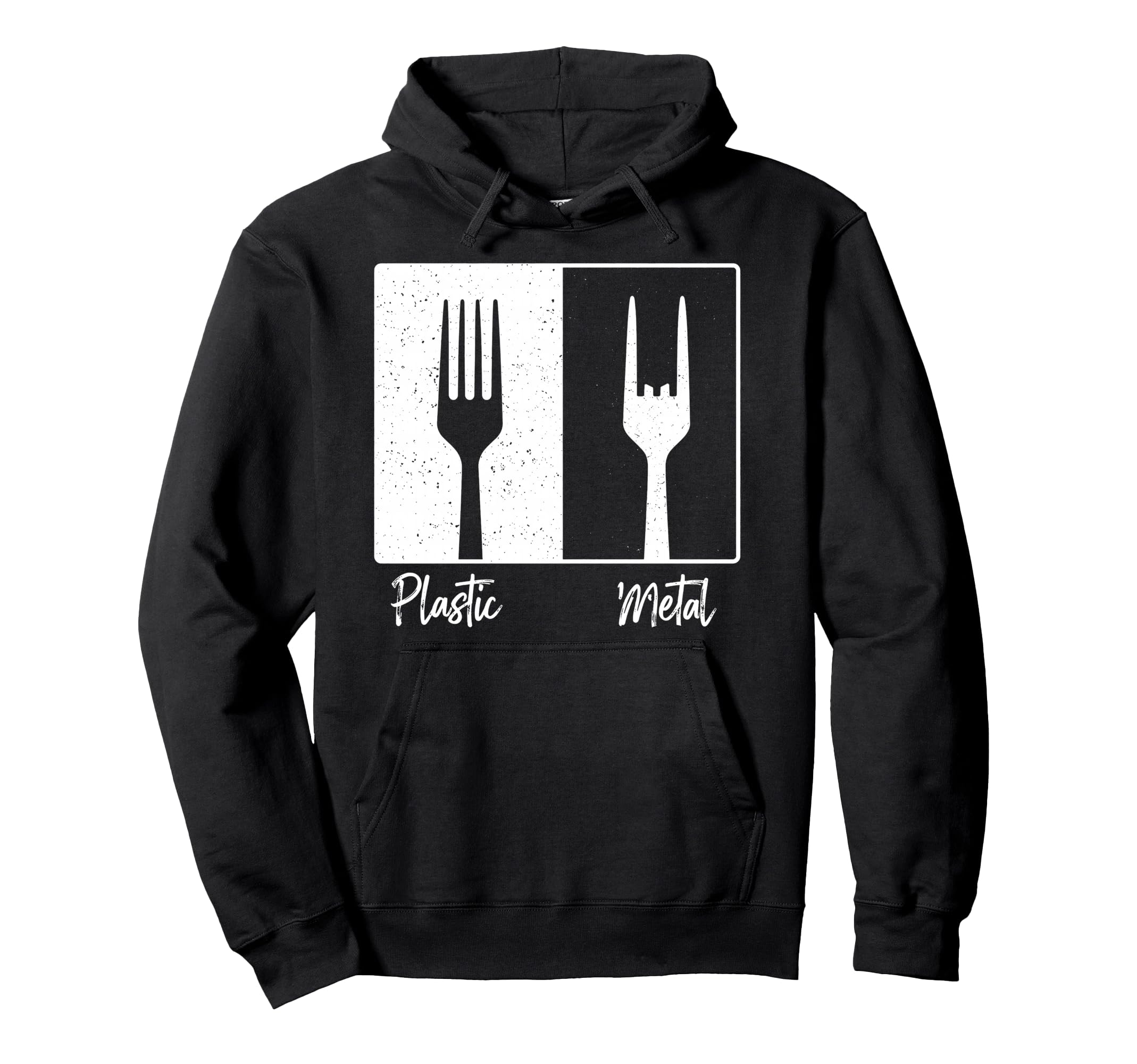 Plastic Metal Rock N Roll Rock Music Heavy Hoodie - Graphic Print Unisex - T-Shirt, Sweatshirt, Hoodie