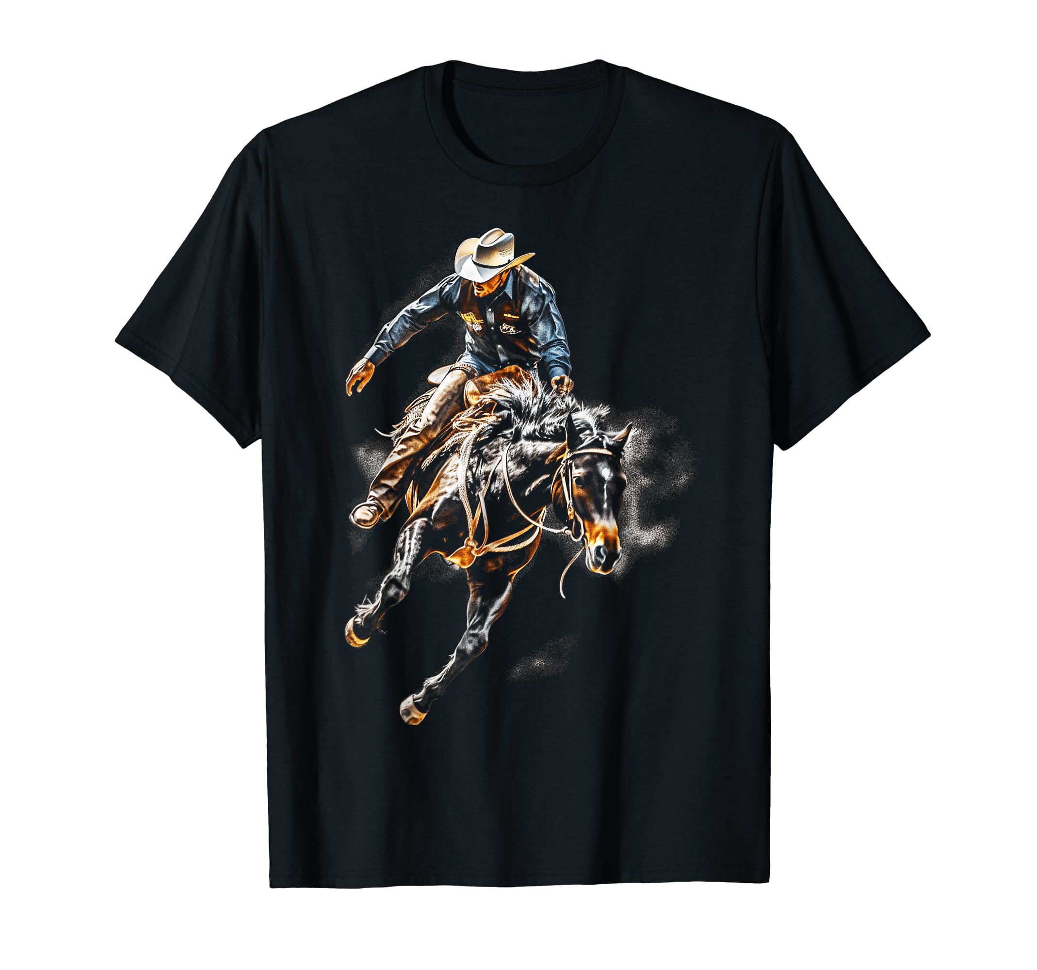 Cowboy Rodeo Horse Riding Usa Cowboy T-Shirt - Novelty Apparel Unisex - T-Shirt, Sweatshirt, Hoodie