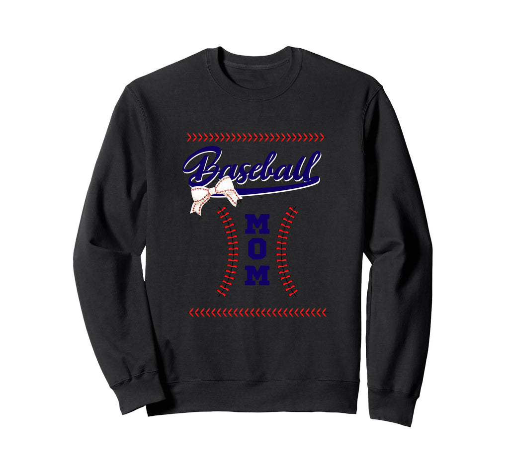 Baseball Mom Sweatshirt - Minimalist Print Men Women - T-Shirt, Sweatshirt, Hoodie