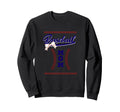 Baseball Mom Sweatshirt - Minimalist Print Men Women - T-Shirt, Sweatshirt, Hoodie