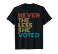 Nevertheless She Voted Rainbow T-Shirt - Minimalist Print Men Women - T-Shirt, Sweatshirt, Hoodie