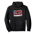 Raised 90S Hip Hop Old School Cassette Hoodie - Graphic Print Unisex - T-Shirt, Sweatshirt, Hoodie
