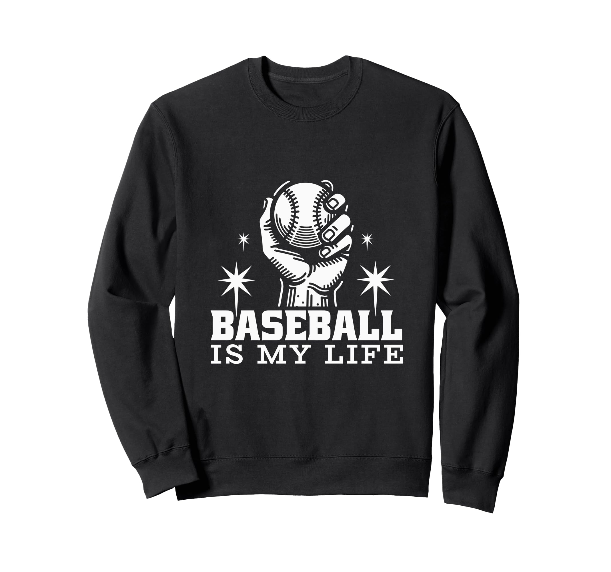 Funny Baseball Sport Baseball Mom Sweatshirt - Minimalist Print for Adults - T-Shirt, Sweatshirt, Hoodie