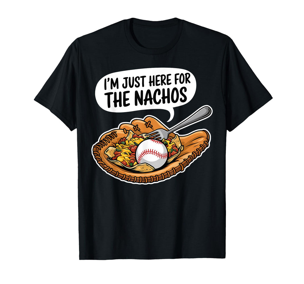 Funny Baseball Nachos Game Day Snack T-Shirt - Novelty Apparel Unisex - T-Shirt, Sweatshirt, Hoodie