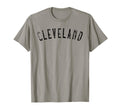Cleveland Distressed Black Script Cle T-Shirt - Novelty Apparel Unisex - T-Shirt, Sweatshirt, Hoodie