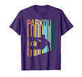 Distressed Parkour Silhouette T-Shirt - Novelty Apparel for Adults - T-Shirt, Sweatshirt, Hoodie