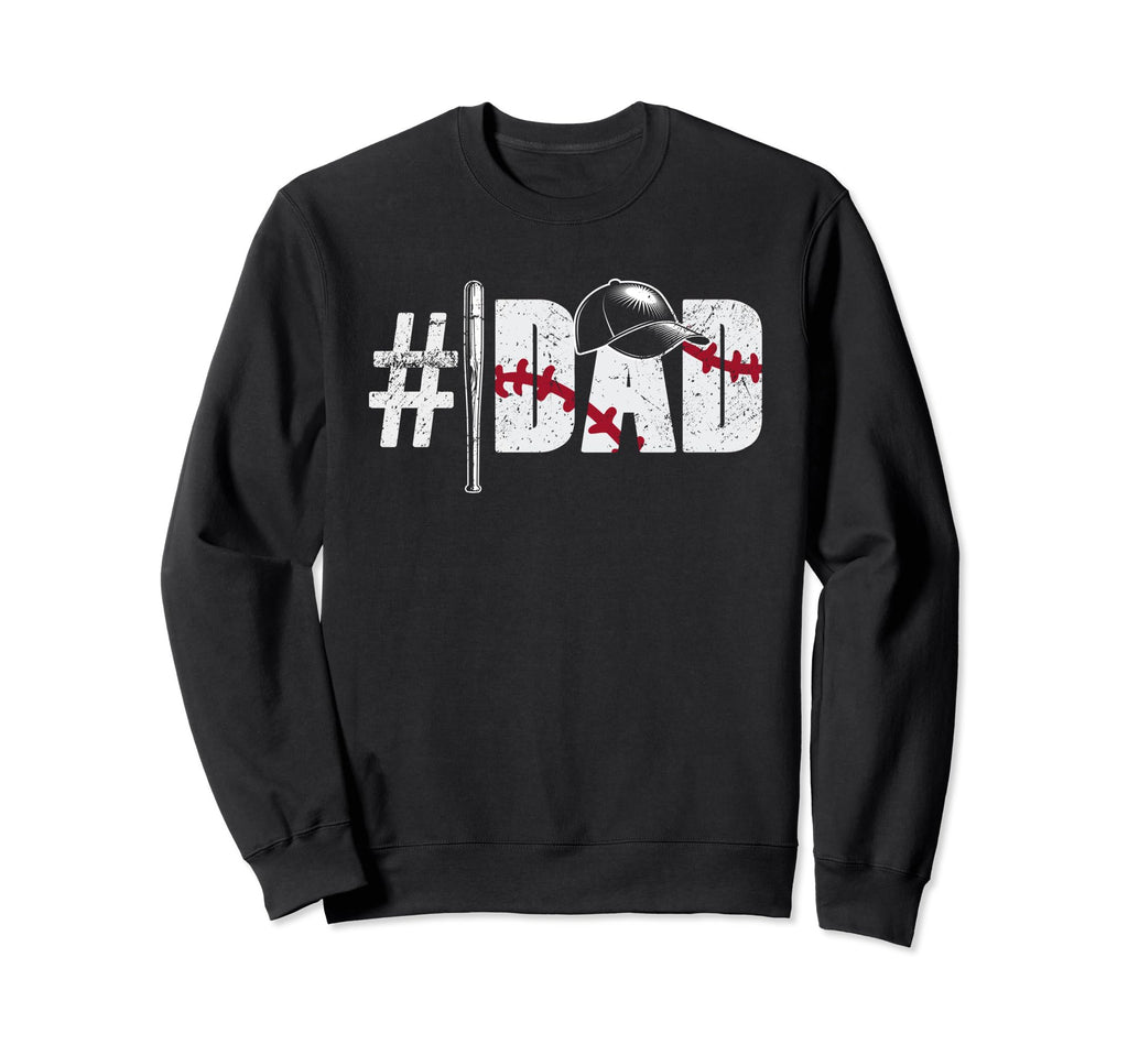Mens Number One Baseball Dad Sweatshirt - Streetwear Style Men Women - T-Shirt, Sweatshirt, Hoodie