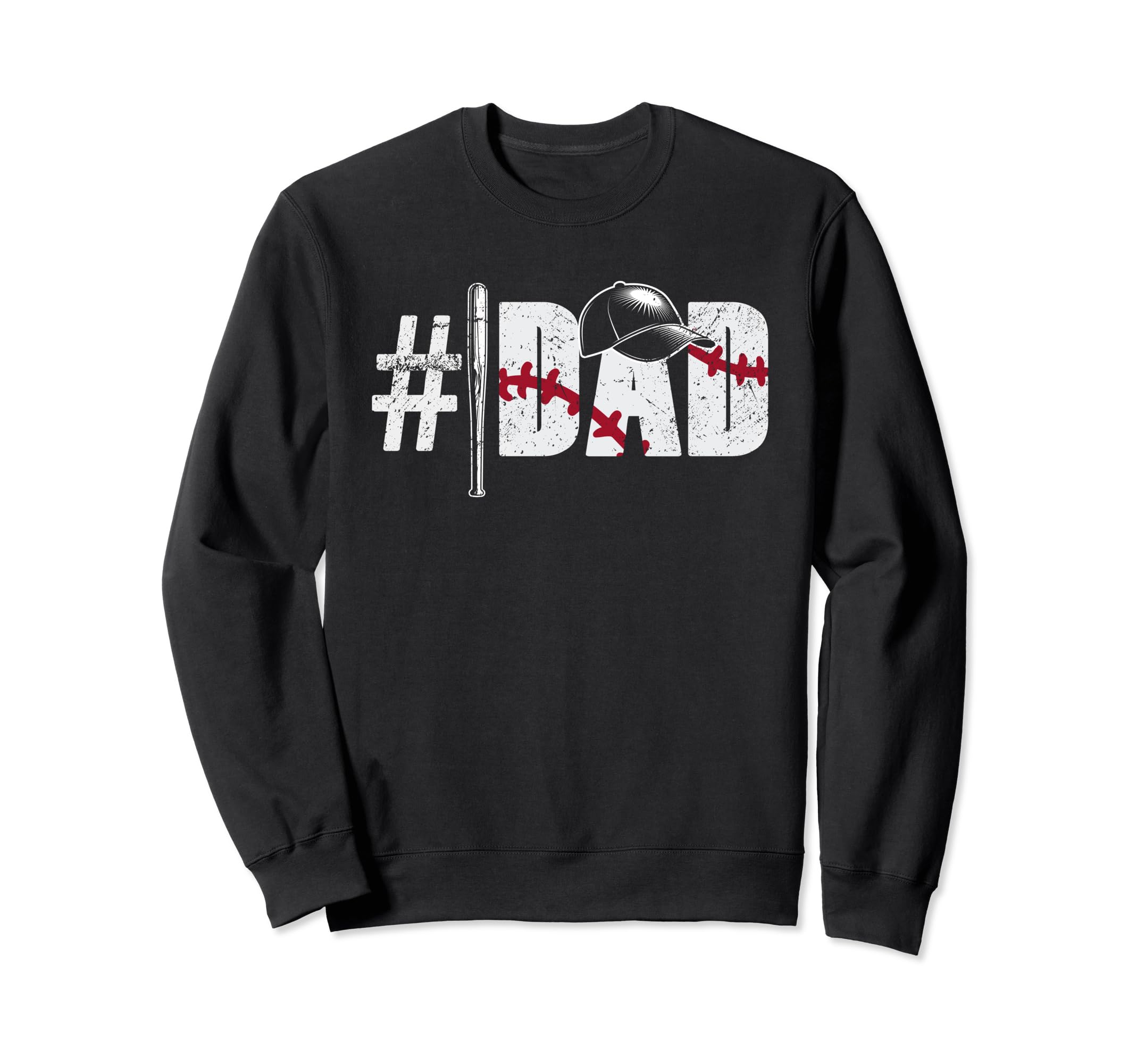 Mens Number One Baseball Dad Sweatshirt - Streetwear Style Men Women - T-Shirt, Sweatshirt, Hoodie