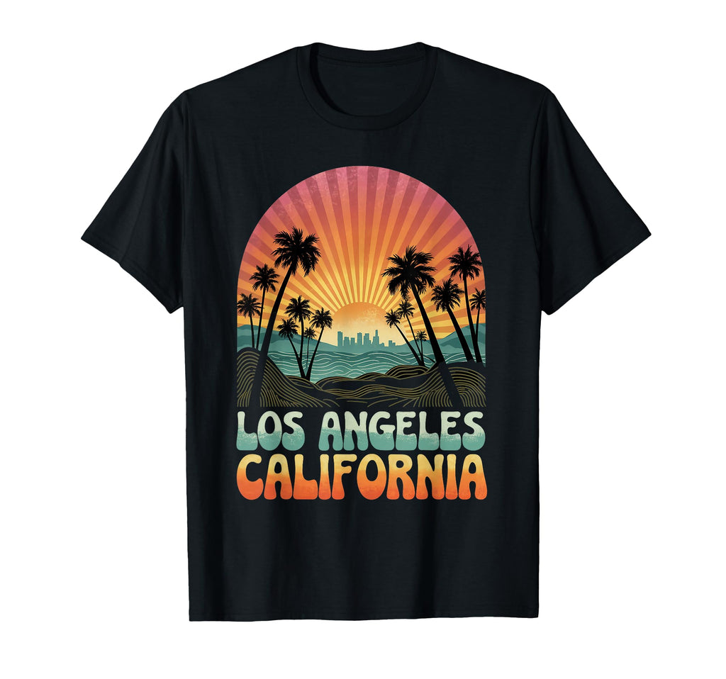 Los Angeles California Sunset T-Shirt - Fun Novelty Design Unisex - T-Shirt, Sweatshirt, Hoodie