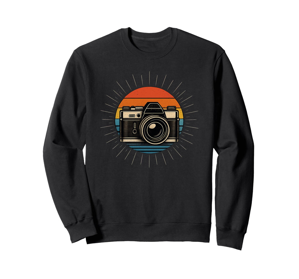 Camera Photography Aesthetic Sweatshirt - Casual Everyday Wear Men Women - T-Shirt, Sweatshirt, Hoodie