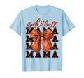 Basketball Mama Coquette Bow Game Day T-Shirt - Unique Graphic Men Women - T-Shirt, Sweatshirt, Hoodie