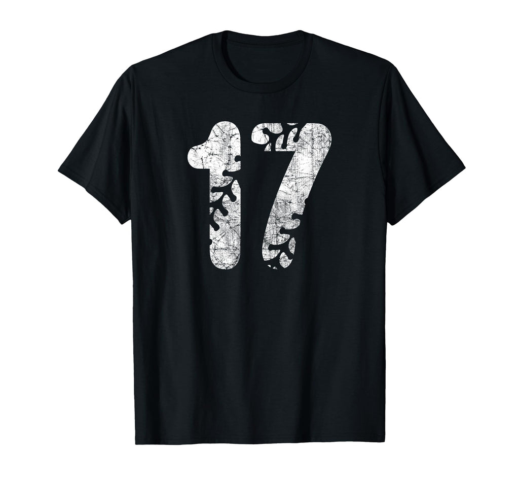 Baseball Softball Mom 17 Number 17 T-Shirt - Trendy Graphic for Adults - T-Shirt, Sweatshirt, Hoodie