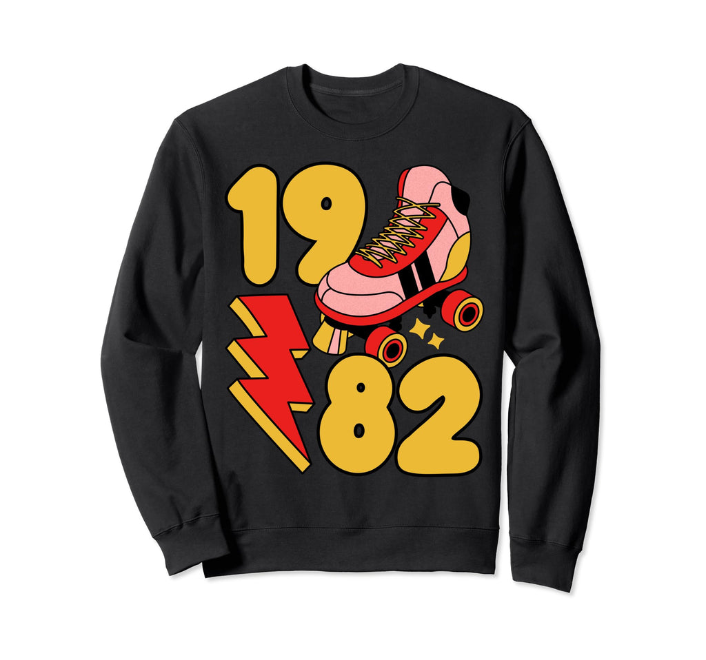 1982 Roller Skate 80S Nostalgia Sweatshirt - Novelty Apparel Men Women - T-Shirt, Sweatshirt, Hoodie