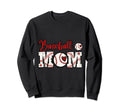 Baseball Mom Mama Mom Life Trendy Sweatshirt - Minimalist Print Men Women - T-Shirt, Sweatshirt, Hoodie