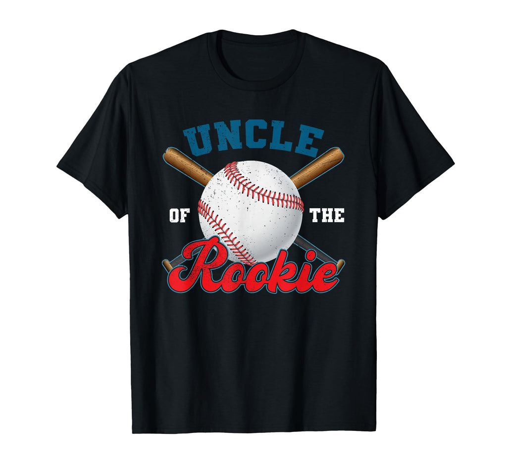 Uncle Rookie Year 1St Birthday Baseball T-Shirt - Trendy Graphic Men Women - T-Shirt, Sweatshirt, Hoodie