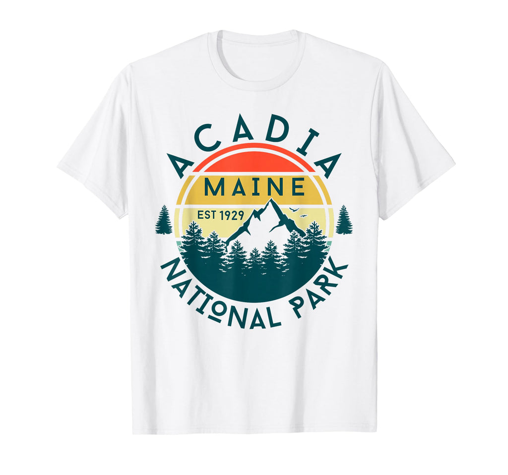 Acadia National Park Maine Hiking T-Shirt - Graphic Print for Adults - T-Shirt, Sweatshirt, Hoodie