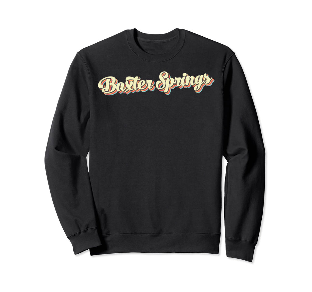 Baxter Springs Art Baseball Font Sweatshirt - Custom Art Print Unisex - T-Shirt, Sweatshirt, Hoodie