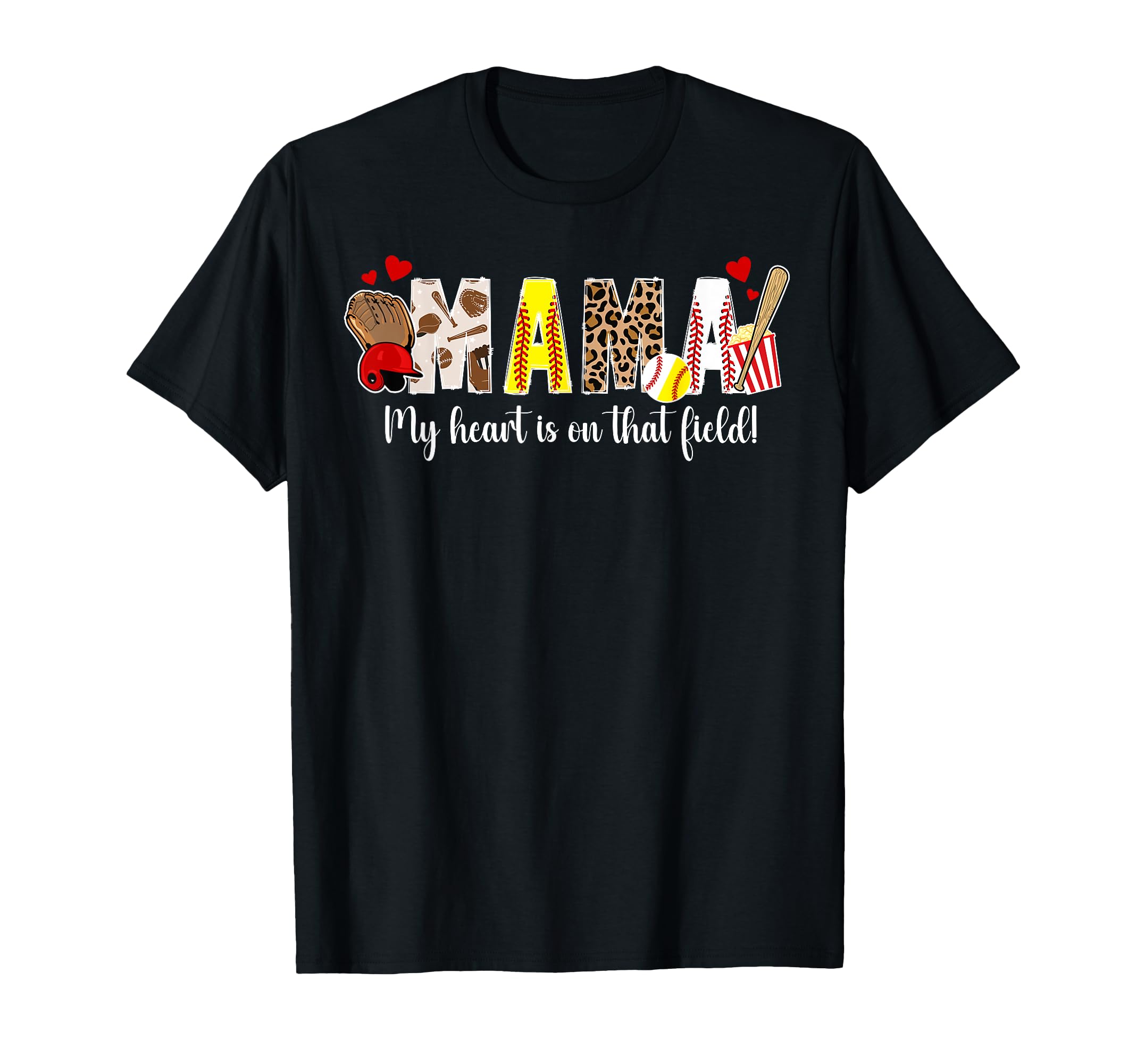 Baseball Softball Mama That Field T-Shirt - Aesthetic Graphic Unisex - T-Shirt, Sweatshirt, Hoodie