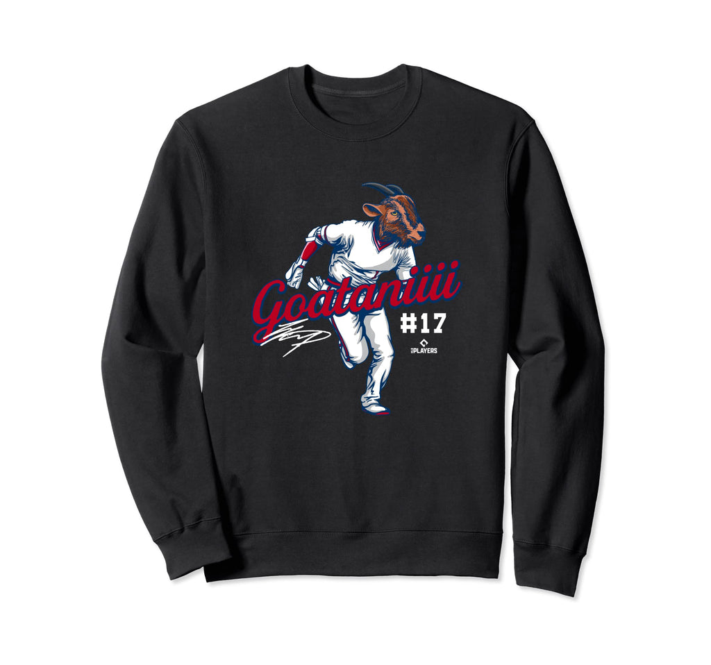 Goatani Mlbpa Shohei Ohtani Baseball Sweatshirt - Custom Art Print Unisex - T-Shirt, Sweatshirt, Hoodie