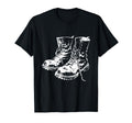 Punk Rock Combat Boots 90S Grunge T-Shirt - Custom Art Print for Adults - T-Shirt, Sweatshirt, Hoodie