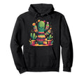 Cactus Serape Succulent Plant Cacti Hoodie - Streetwear Style for Adults - T-Shirt, Sweatshirt, Hoodie