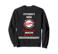 Pitchers Mom Keeper Snacks And Sweatshirt - Streetwear Style for Adults - T-Shirt, Sweatshirt, Hoodie