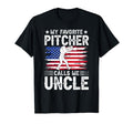 My Favorite Baseball Pitcher Uncle T-Shirt - Fun Novelty Design for Adults - T-Shirt, Sweatshirt, Hoodie