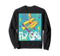 Fly 80S 90S B Old School Hip Hop Sweatshirt - Aesthetic Graphic Men Women - T-Shirt, Sweatshirt, Hoodie