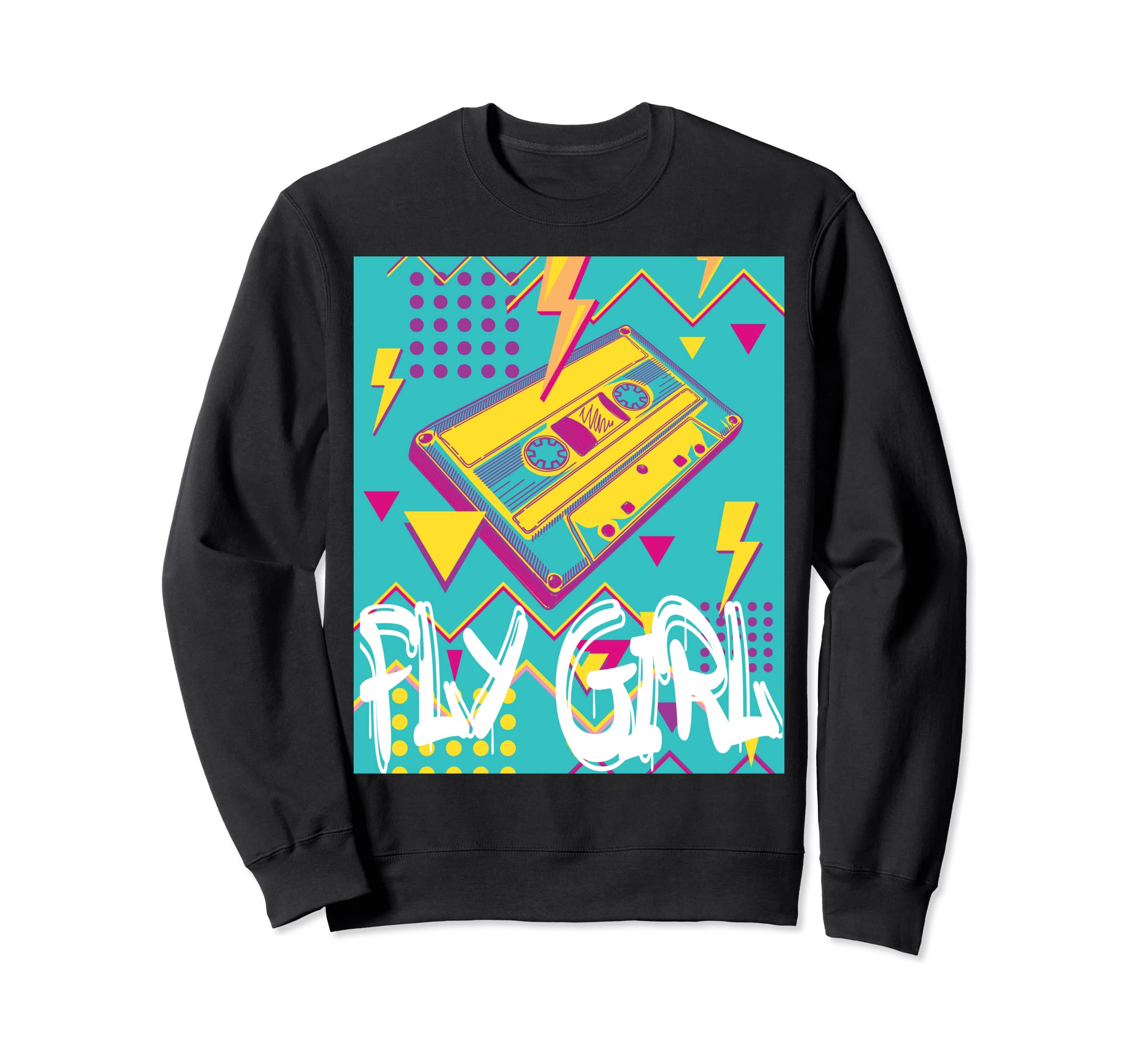 Fly 80S 90S B Old School Hip Hop Sweatshirt - Aesthetic Graphic Men Women - T-Shirt, Sweatshirt, Hoodie