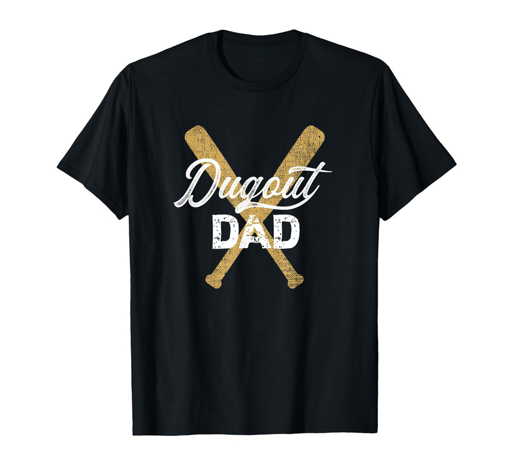 Baseball Dugout Dad Baseball Bats T-Shirt - Fun Novelty Design for Adults - T-Shirt, Sweatshirt, Hoodie